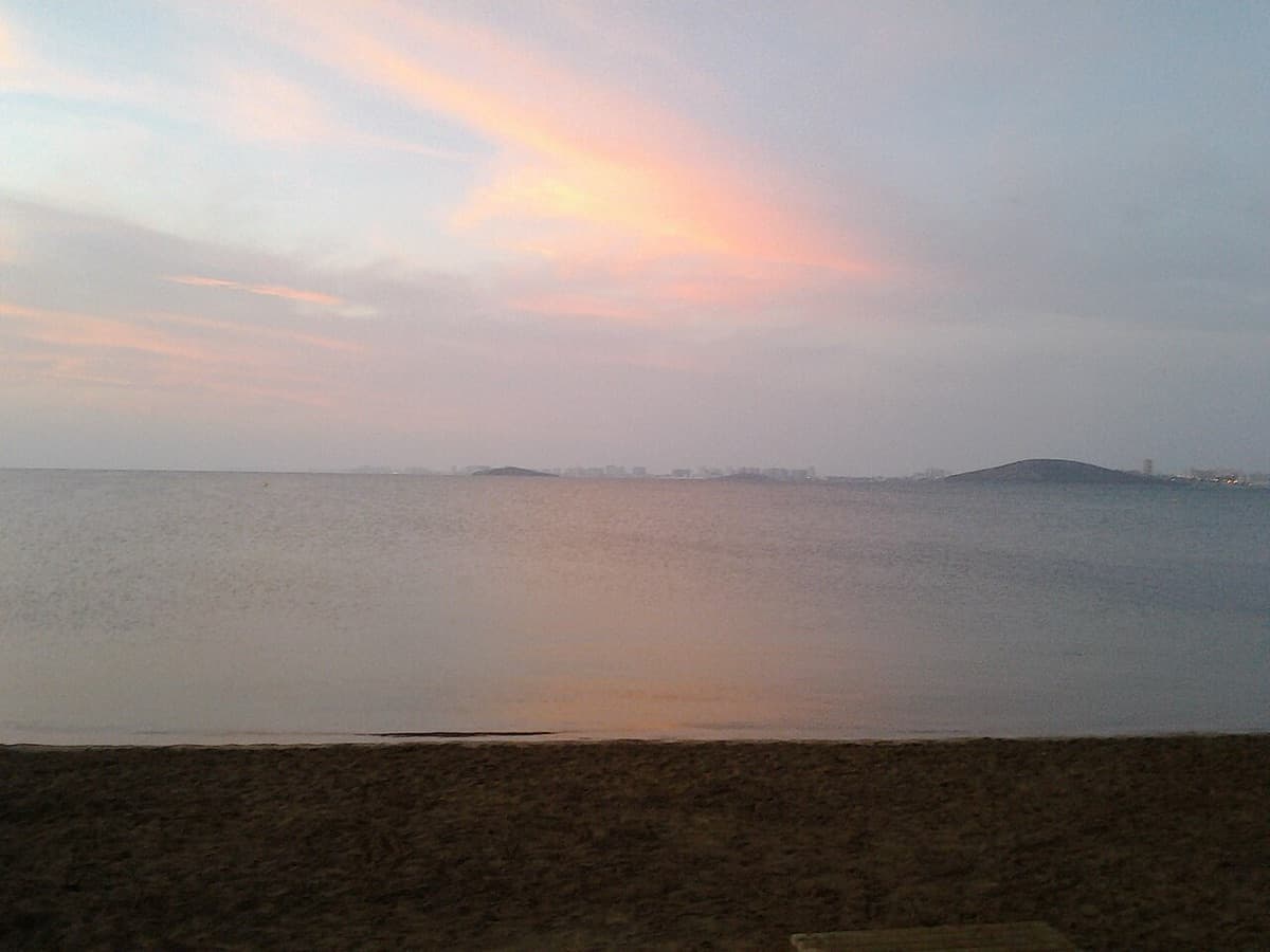 Atardecer en el Mar Menor