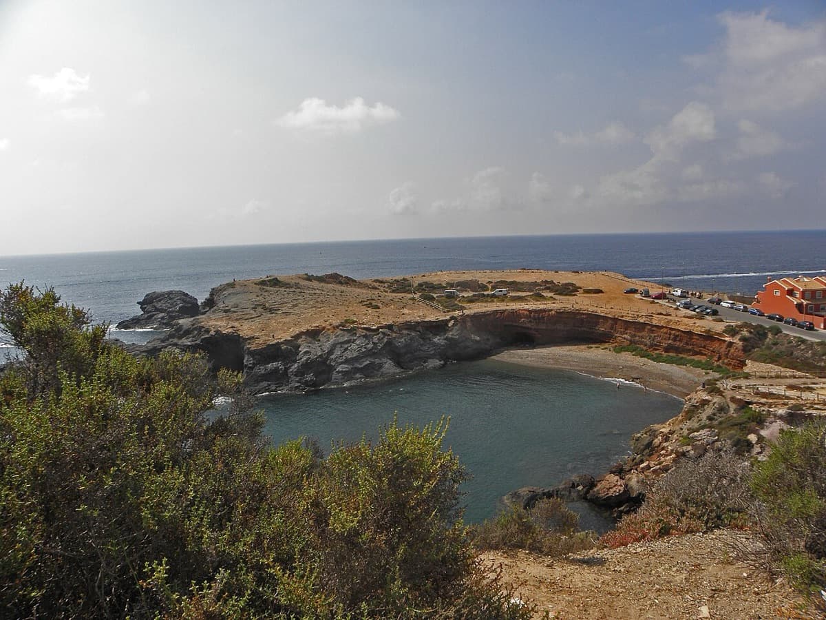 Cala Fría, en la Reserva Marina de Cabo de Palos e Islas Hormigas