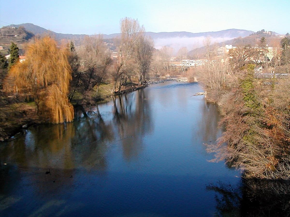 El río Ter a su paso por Sant Quirze de Besora